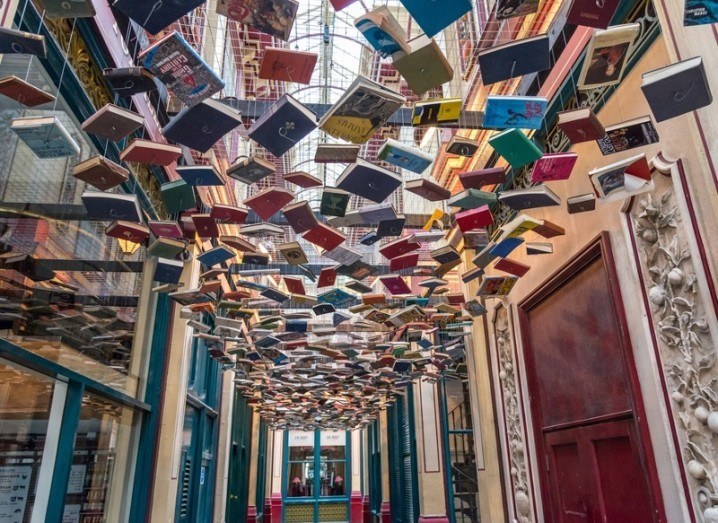 Non-fiction books: floating books in London