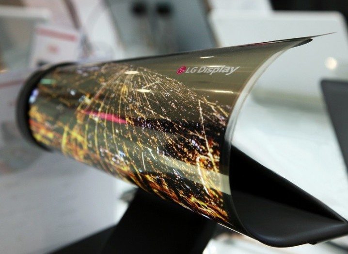 Foldable TV screen from LG