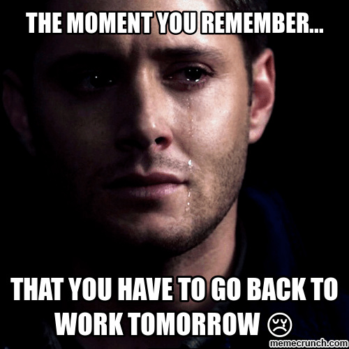 Back to work memes