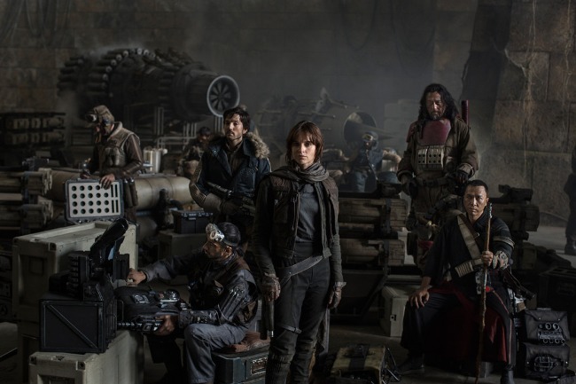 Movies: Rogue One A Star Wars Story cast photo