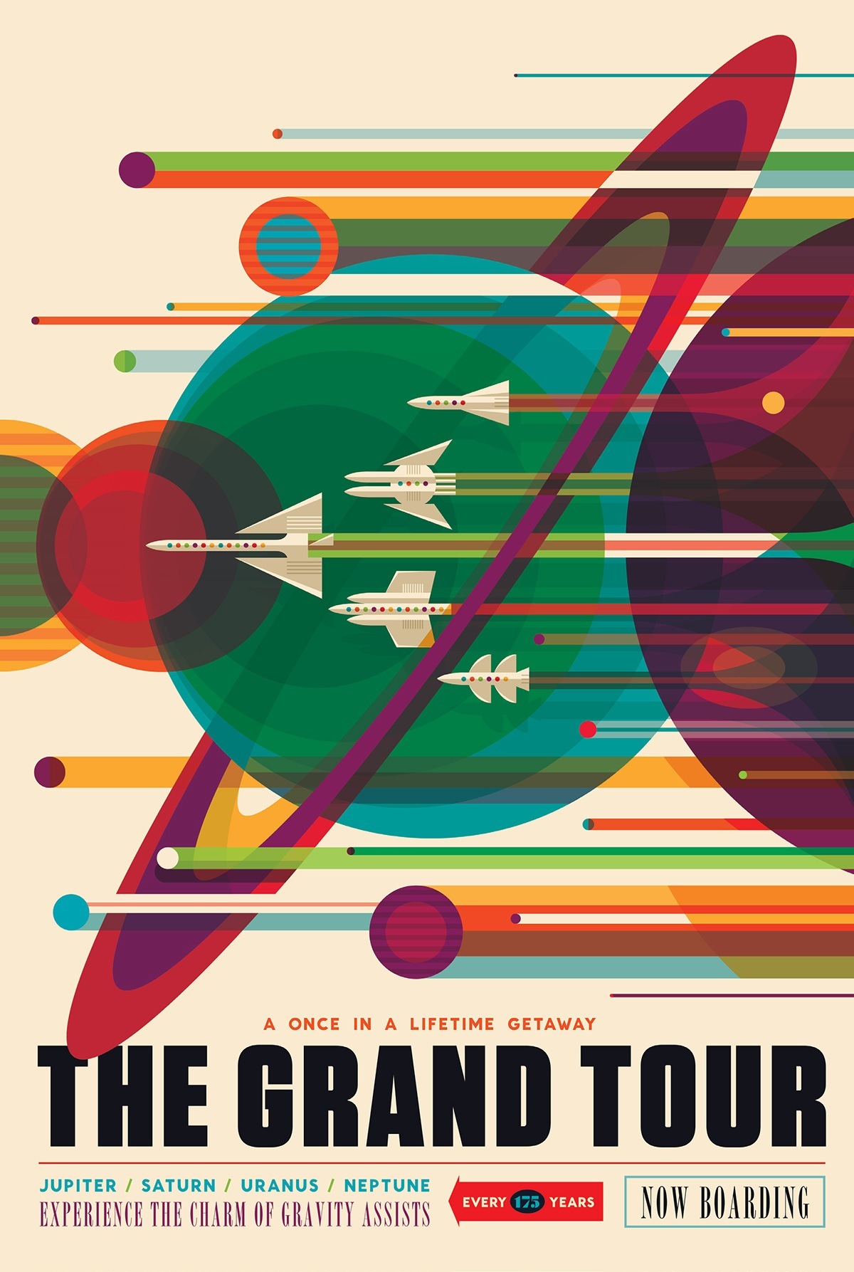 NASA retro movie posters