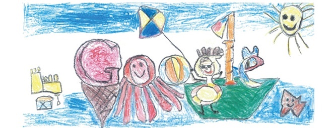 Mia Buckley’s winning doodle, called ‘Ireland is a land so green’ Harry Kane’s winning doodle, called ‘My Perfect Day’