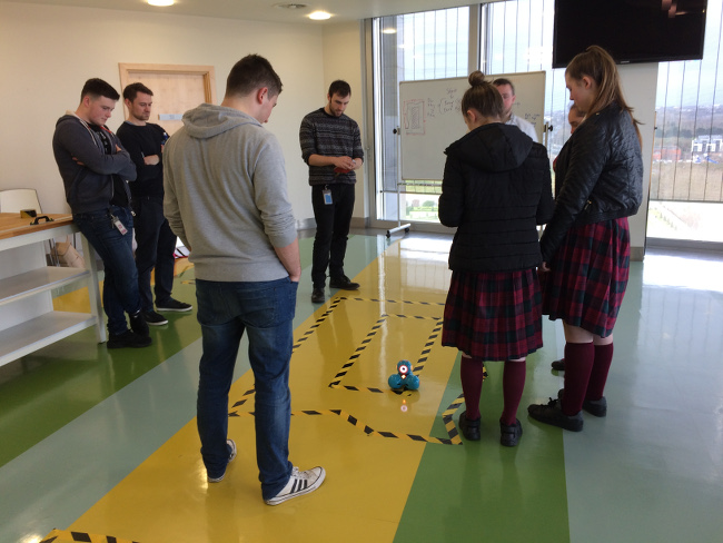 Mercy Secondary School students at AOL for Engineers Week, via AOL