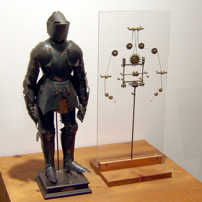 Da Vinci's mechanical knight