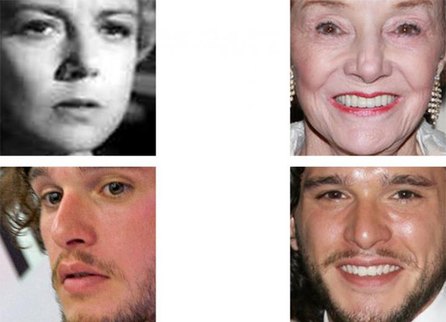 The MegaFace challenge highlights problems in facial recognition that have yet to be fully solved – such as identifying the same person at different ages and recognizing someone in different poses.University of Washington