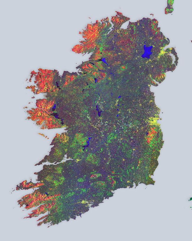 ICHEC Irish mosaic (ESA Sentinel)