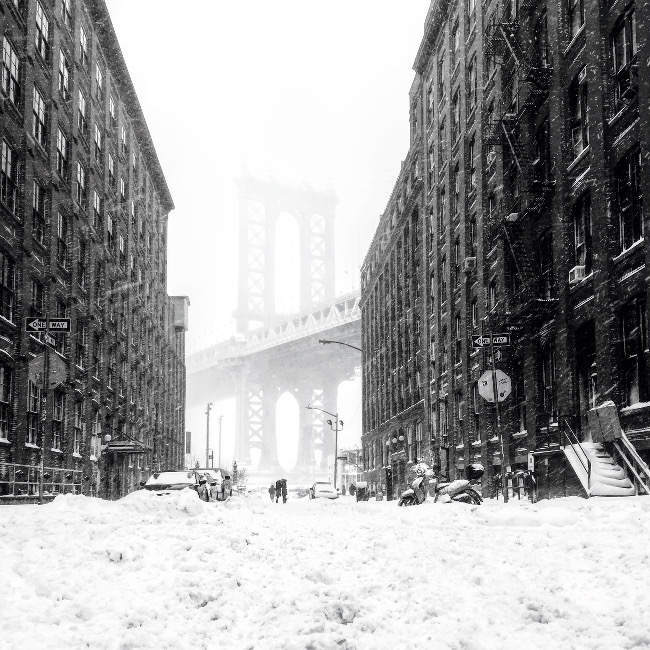 Valencia Tom won the Seasons category – “I was on my way home after a few hours of shooting outside during Winter Storm Jonas. As I turned back once more to take in my surroundings, I saw the beautiful, but faint image of the Manhattan Bridge in the distance.”