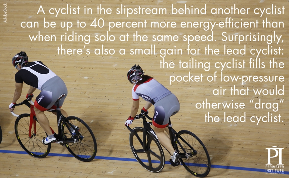 Cyclist Physics of Olympics: How do they do that?