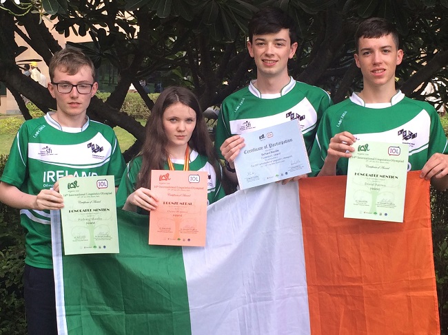 ILO Irish award winners