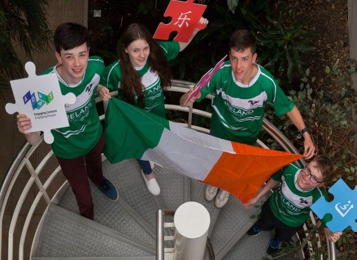 ILO Irish team flag