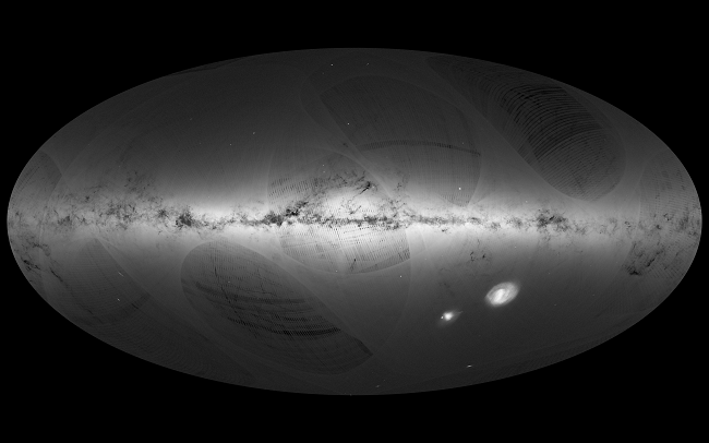 Gaia Milky Way map