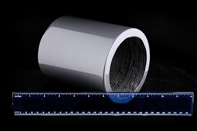 This isotropic, neodymium-iron-boron bonded permanent magnet was 3-D-printed at DOE's Manufacturing Demonstration Facility at Oak Ridge National Laboratory. Image: Oak Ridge National Laboratory