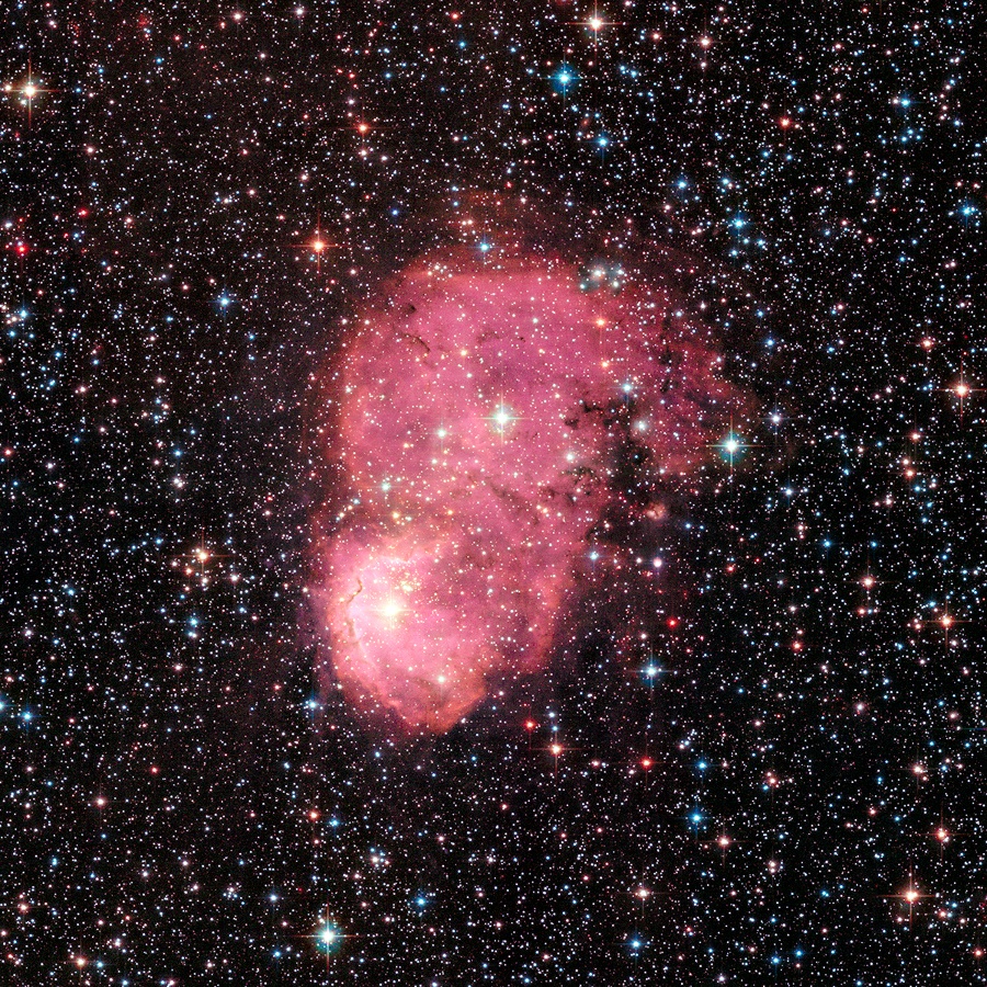 NGC 248 data was taken with Hubble’s Advanced Camera for Surveys. Image: NASA, ESA, STScI, K. Sandstrom (University of California, San Diego), and the SMIDGE team