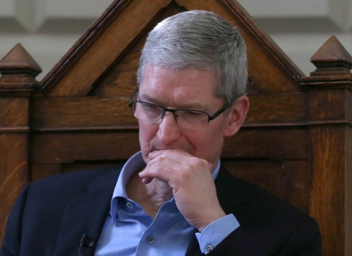 Apple CEO Tim Cook takes a pay cut amid falling iPhone sales