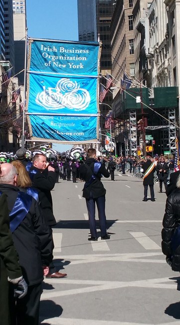 Gecko Governance at the New York St Patrick's Day parade