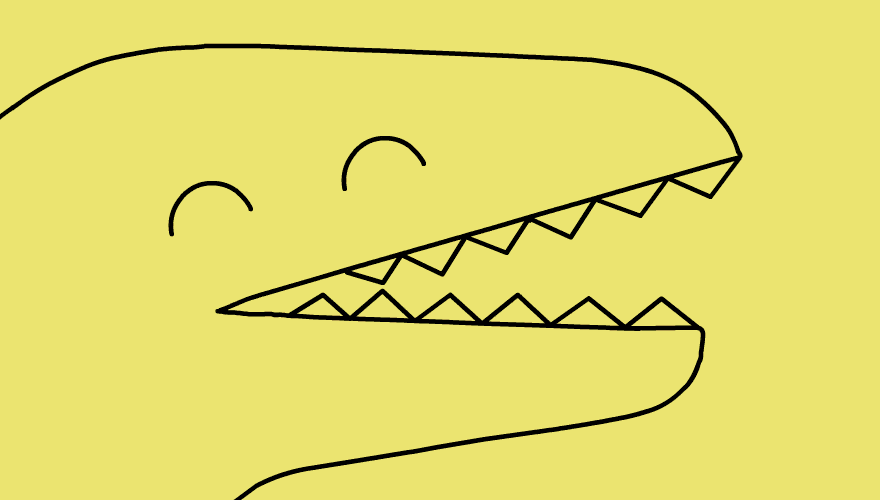 Like sharks, Komodo dragon teeth are replaceable
