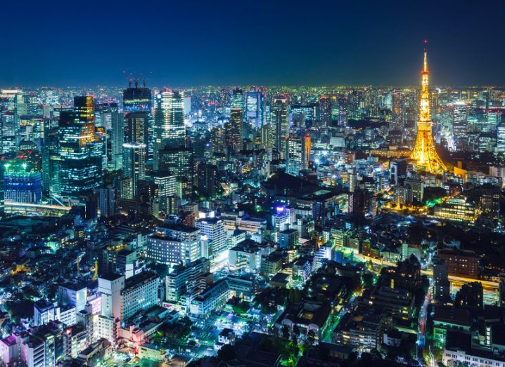 Tokyo skyline. Slush Tokyo pitch event was won by Dot Inc. Image: ESB Professional/Shutterstock