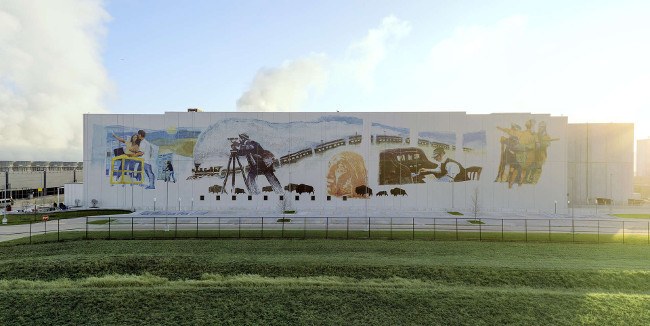Google paints giant, colourful murals on its Irish and US data centres