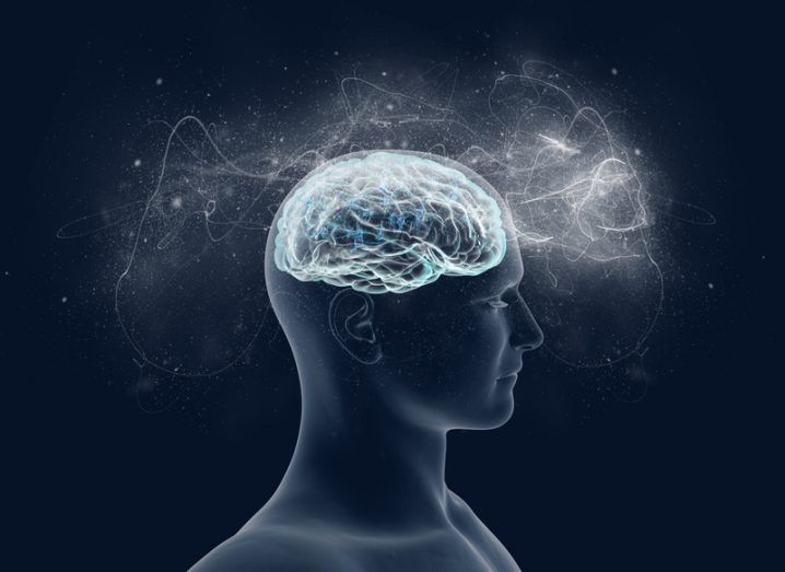 Illustration of brain waves