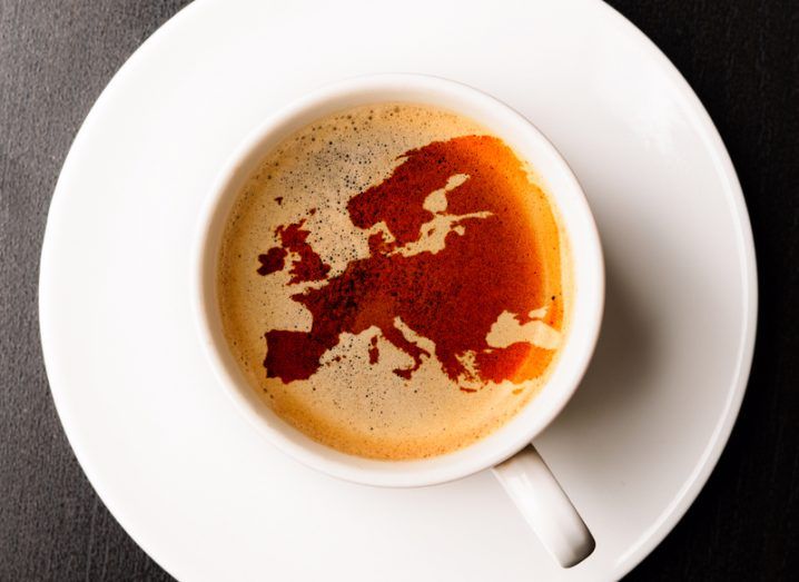 Europe in a coffee cup