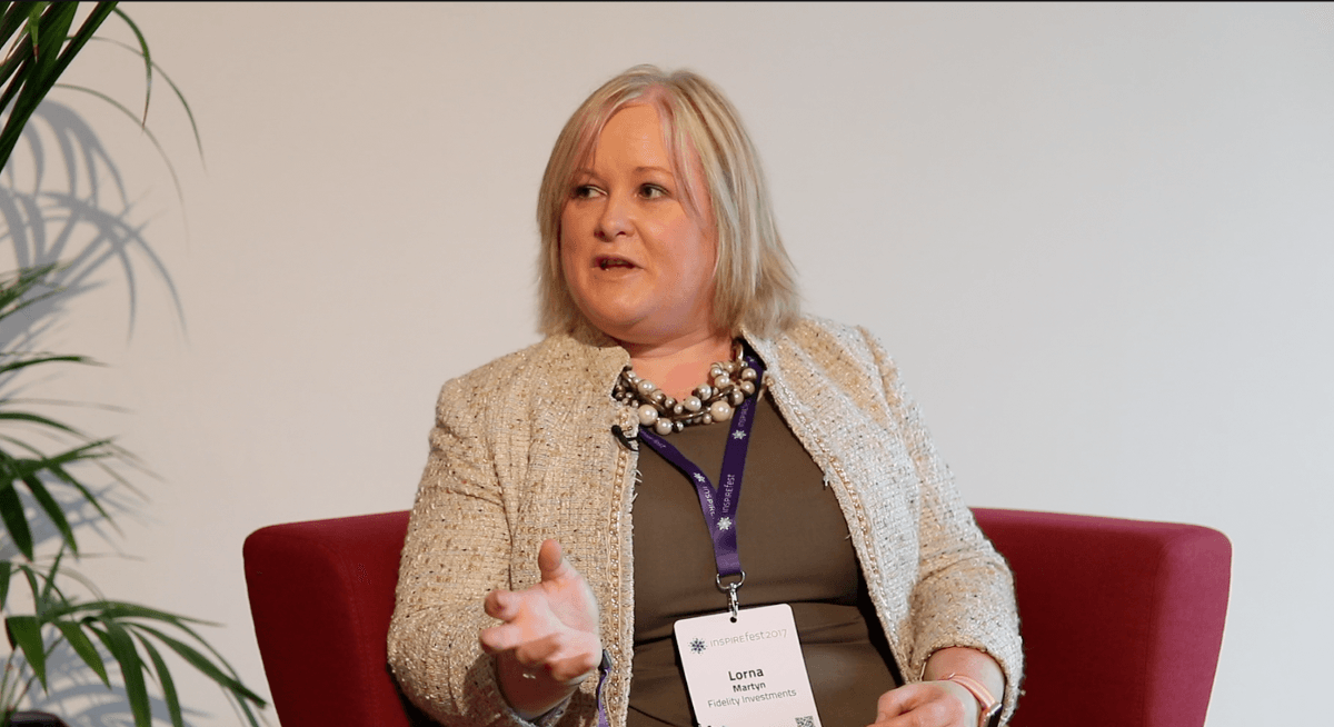 Lorna Martyn, head of technology, Fidelity Investments. Image: Luke Maxwell