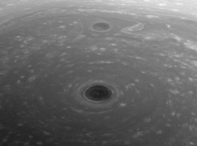 Saturn north pole