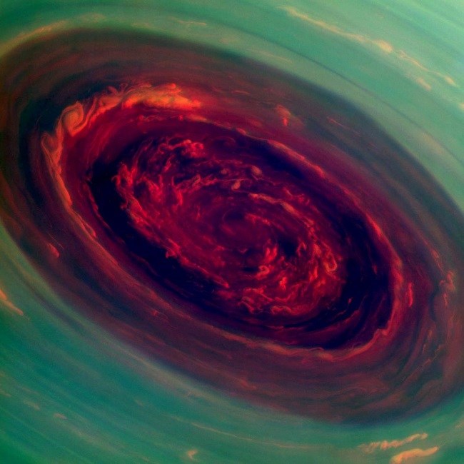 Saturn storm