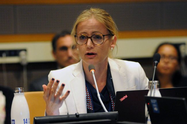 Dr Lisa Svensson pictured at the Ocean Conference, UN headquarters, New York, June 2017. Image: IISD/ENB | Francis Dejon