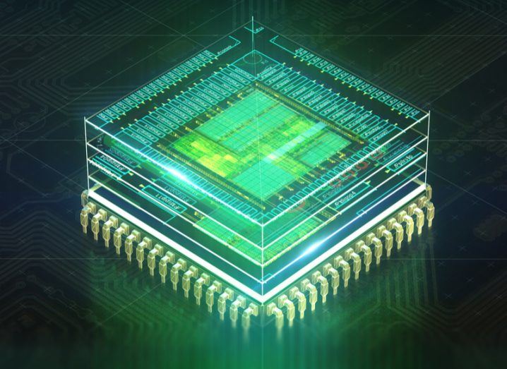 Quantum computing chip