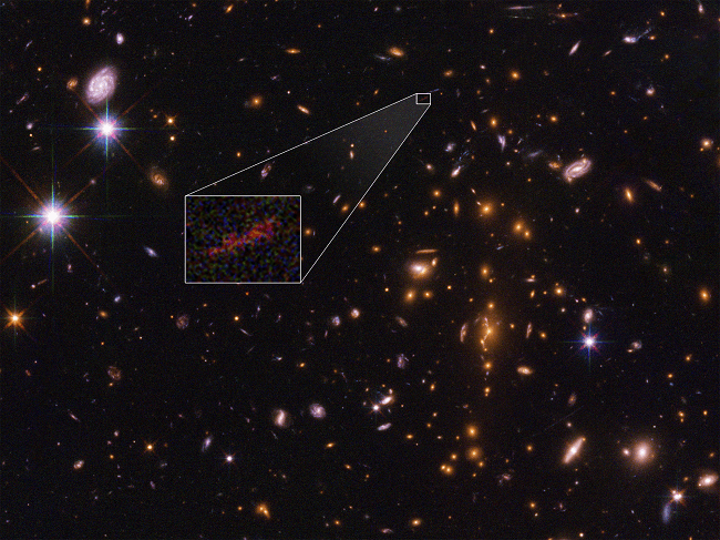 Hubble distant galaxy