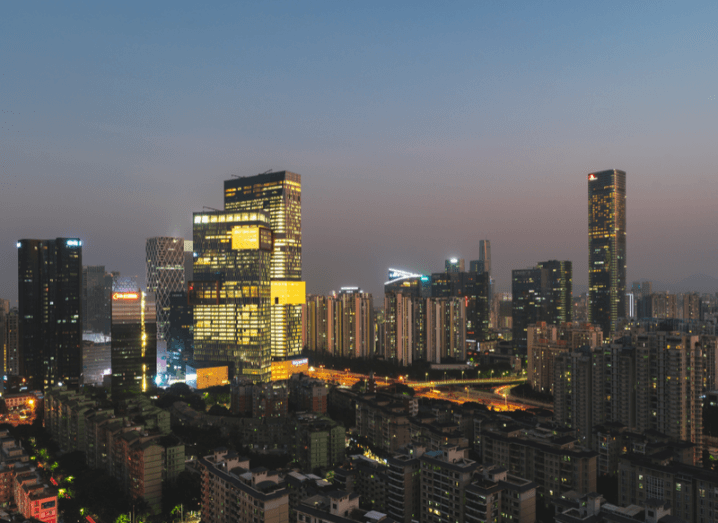 Tencent buildings in China