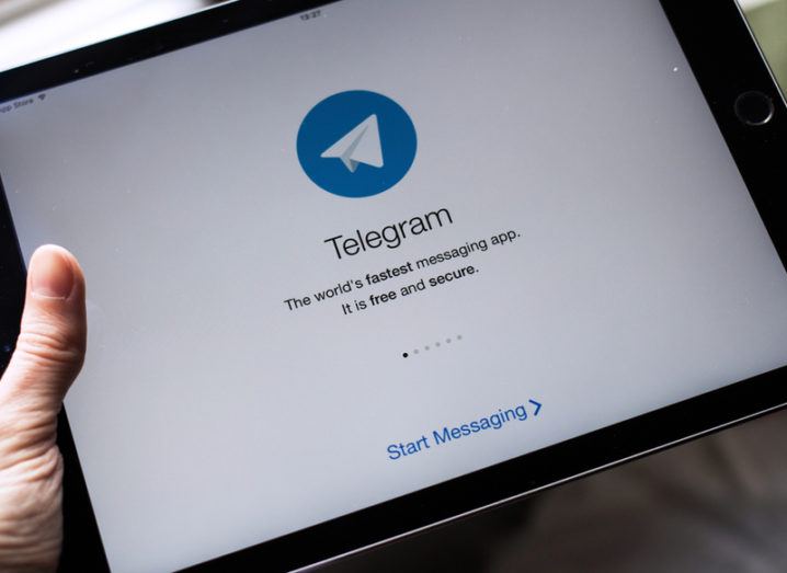Telegram app on iPad
