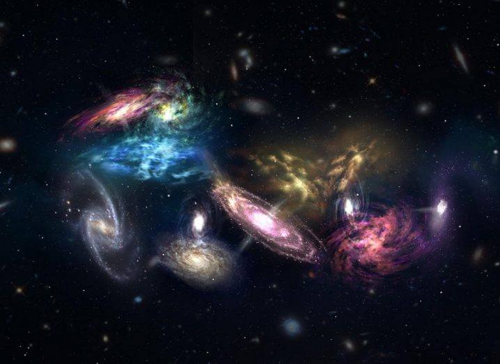 Astronomers observe a cosmic pile-up unlike anything seen before