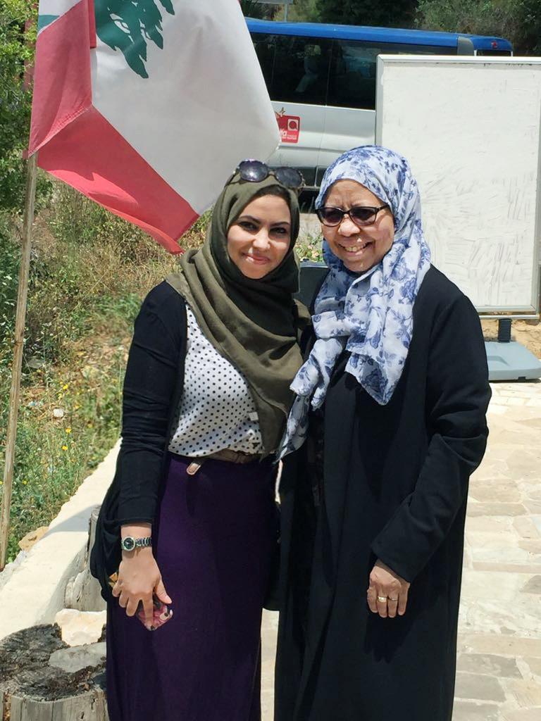 Mona Alyedreessy and Dr Samira Zaidan Azara