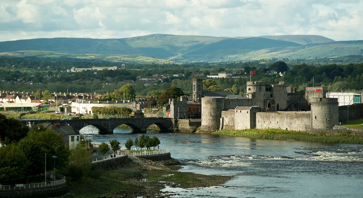 Limerick City Castle in Ireland