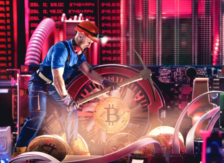 miner mining for coin