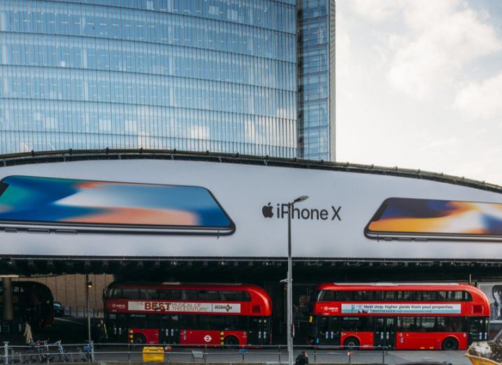 iphone billboards in London