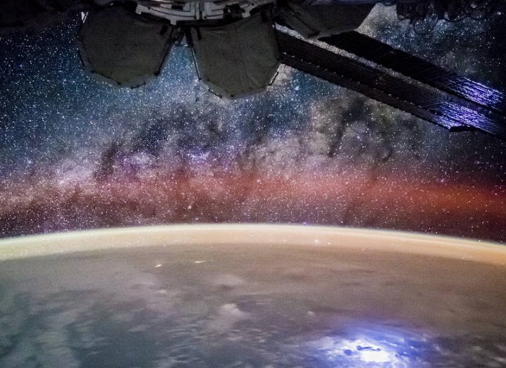 Earth as seen from the International Space Station.