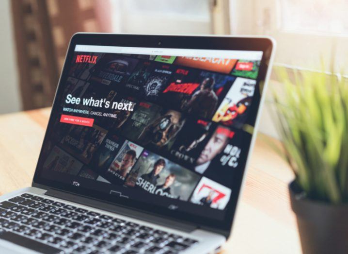 Netflix on a laptop. Image: sitthiphong/Shutterstock