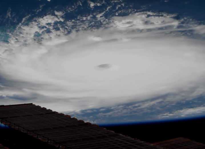 Hurricane Dorian as seen from the International Space Station.