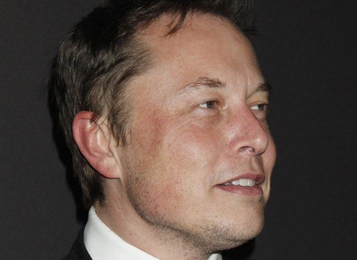 Close-up headshot of Elon Musk.