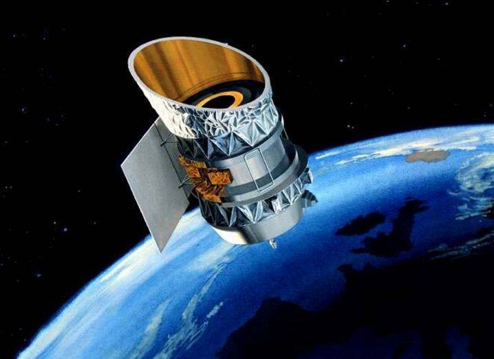 Illustration of one of the inactive US satellites in orbit.
