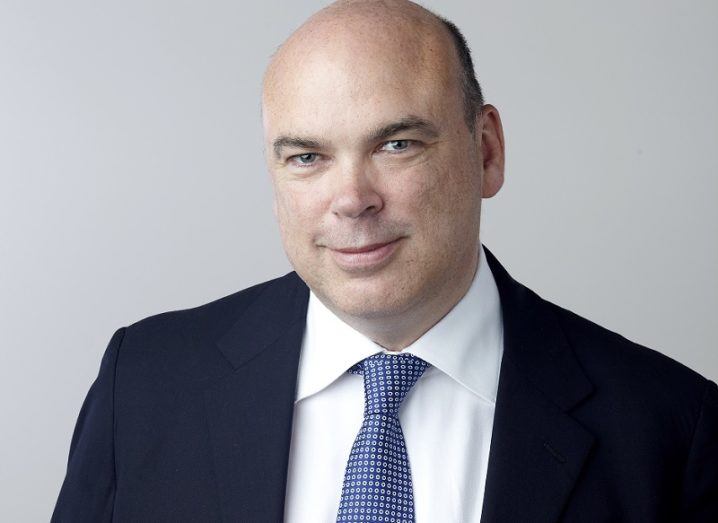 A headshot of Mike Lynch, co-founder of Autonomy, in a suit.