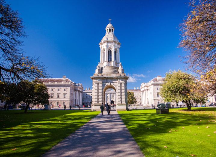 The Campanile of Trinity College Dublin.