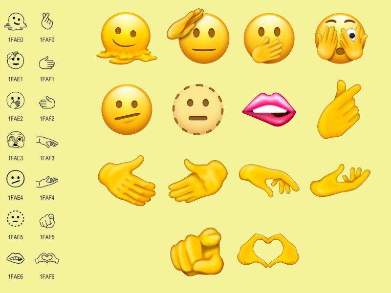 Unicode's New iPhone & Android Emoji Drafts For 2021 & 2022 Are