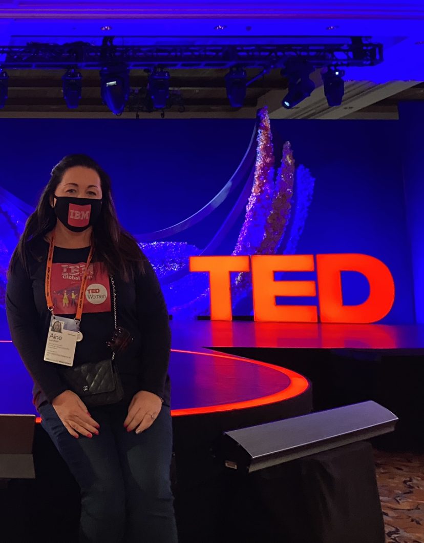 Aine Lenihan at the TED Women in Palm Springs. 