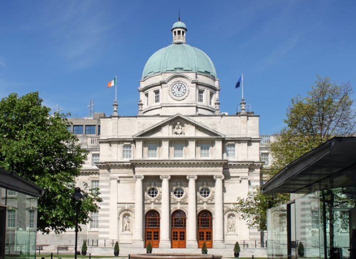 A government building in Dublin, Ireland.