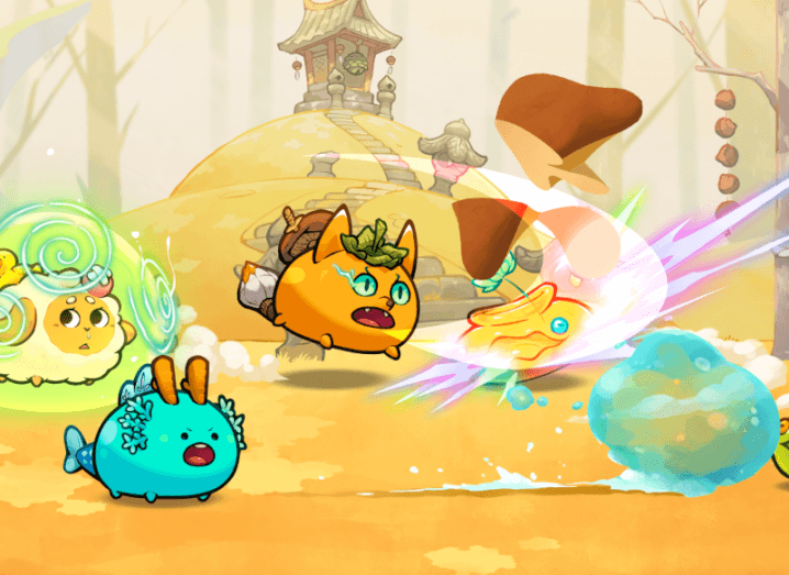 An image from NFT-based game Axie Infinity.