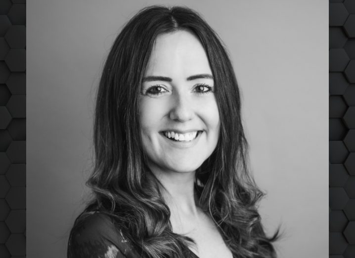 Black and white headshot of Sarah Irwin, head of legal at Tines and founder of ITGC.