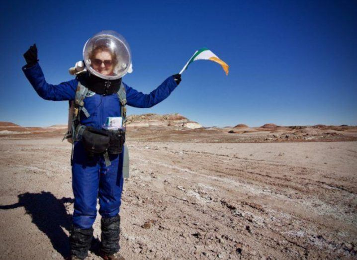 Niamh Shaw on the fifth mission outside of the MDRS as part of Crew 173.